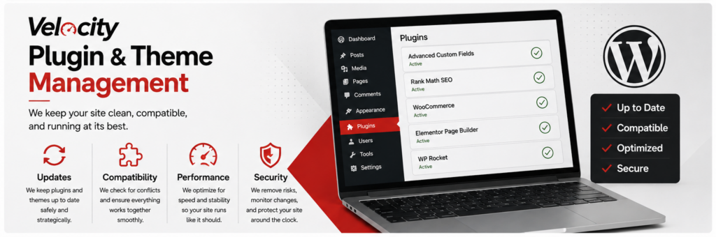 Velocity WordPress Plugin and Theme Management